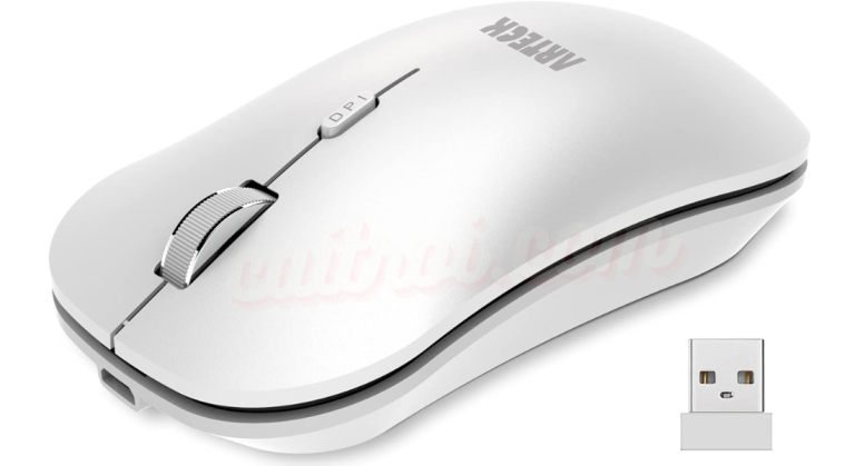 Wireless mouse with USB receiver